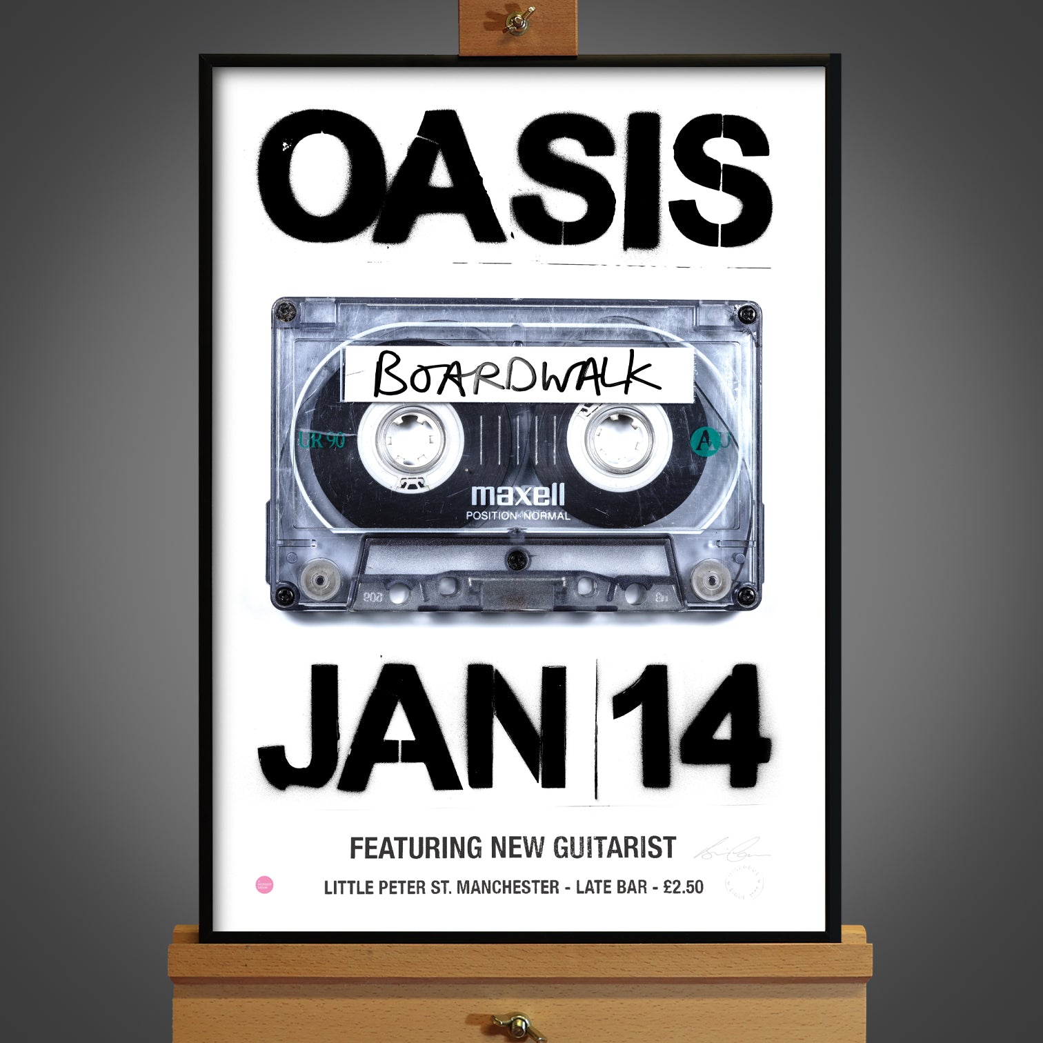 Oasis - Live At The Boardwalk - Gig Poster - New Item – Microdot Boutique