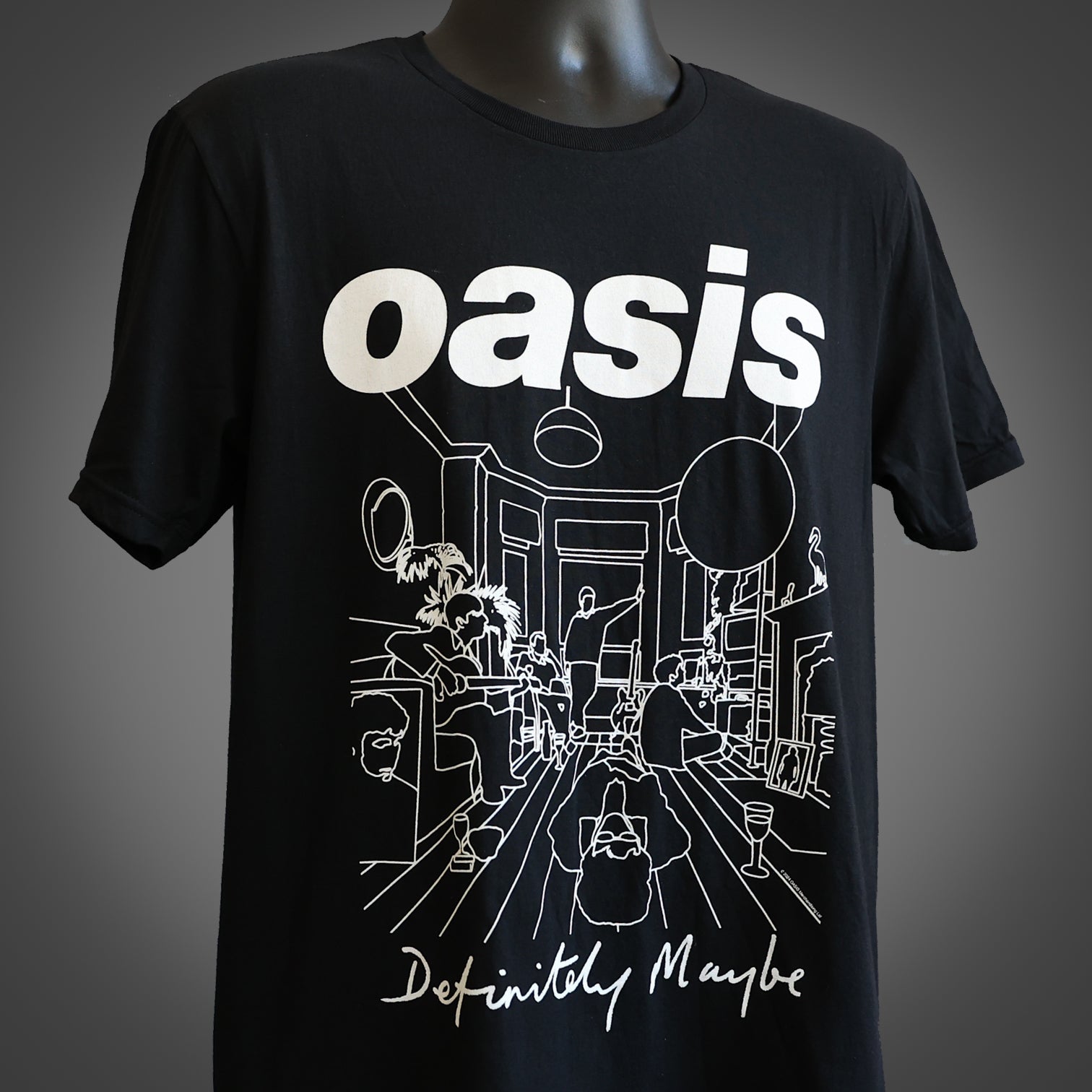 Oasis definitely maybe t shirt on sale