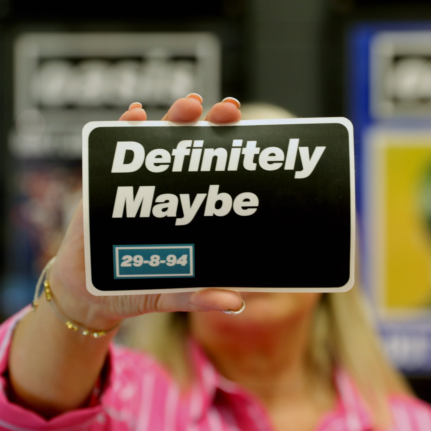 Oasis - Definitely Maybe Sticker - New Item