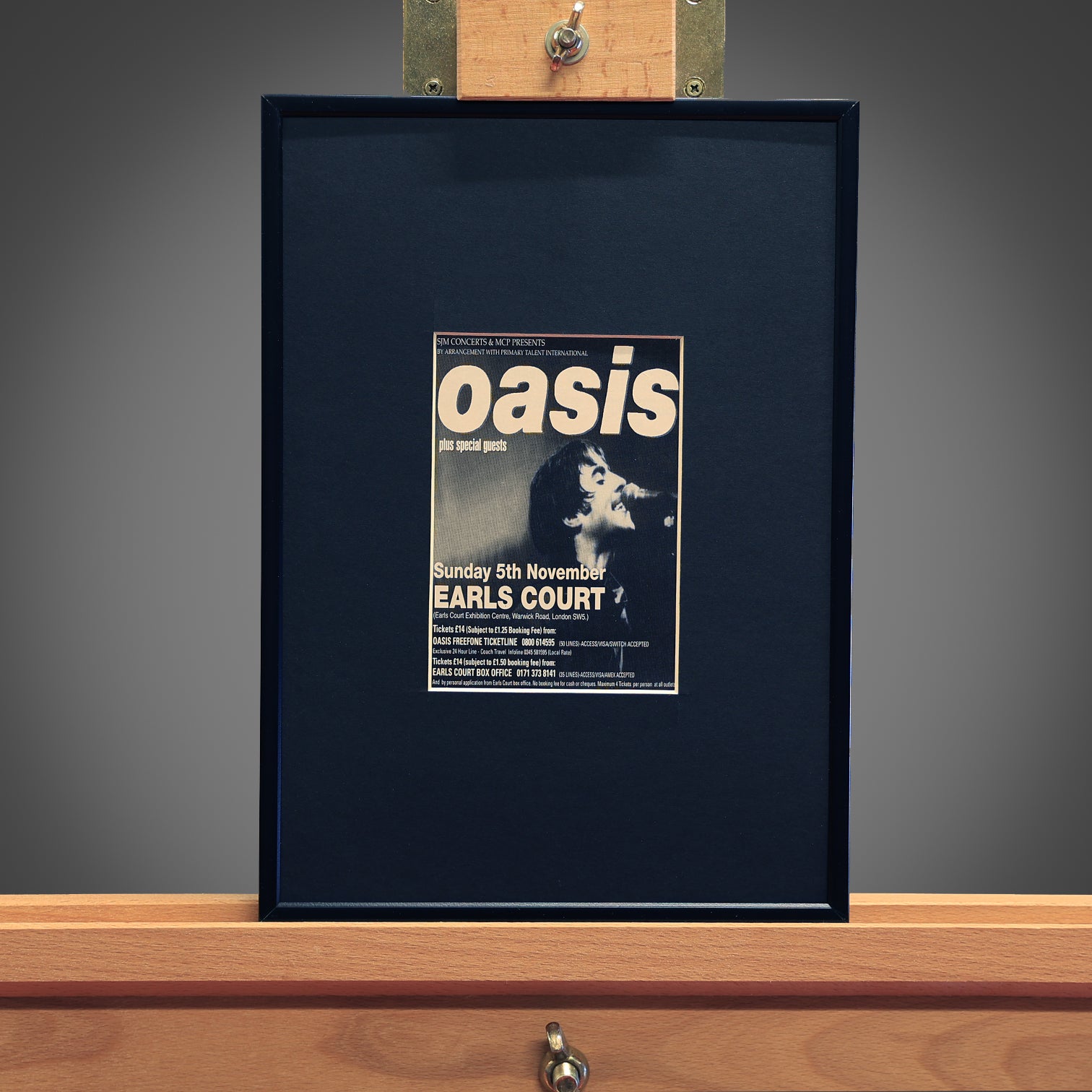 Oasis - Earls Court Sunday 1995 original press ad - New Item