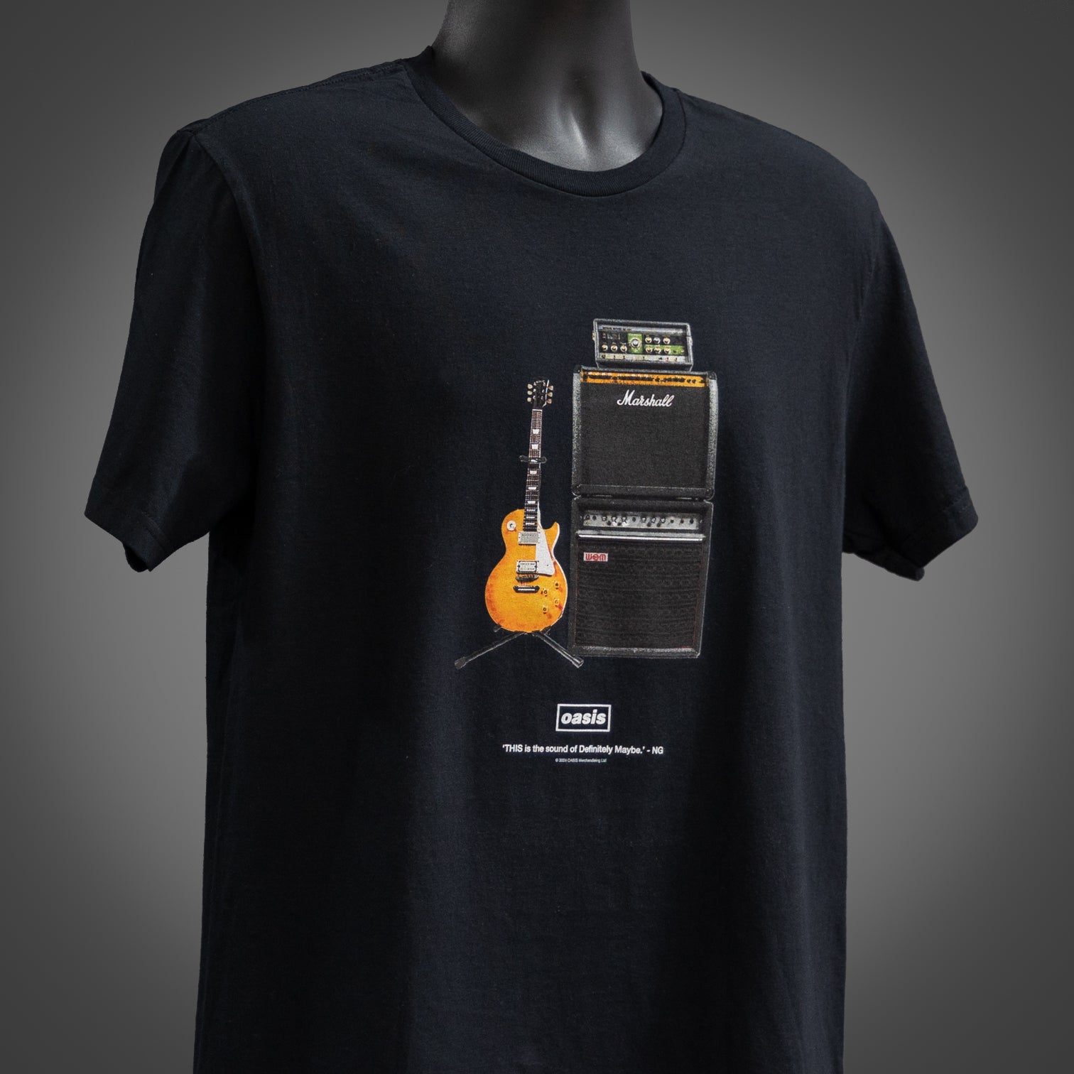 Oasis Definitely Maybe Noel's Guitar T Shirt  - New Item