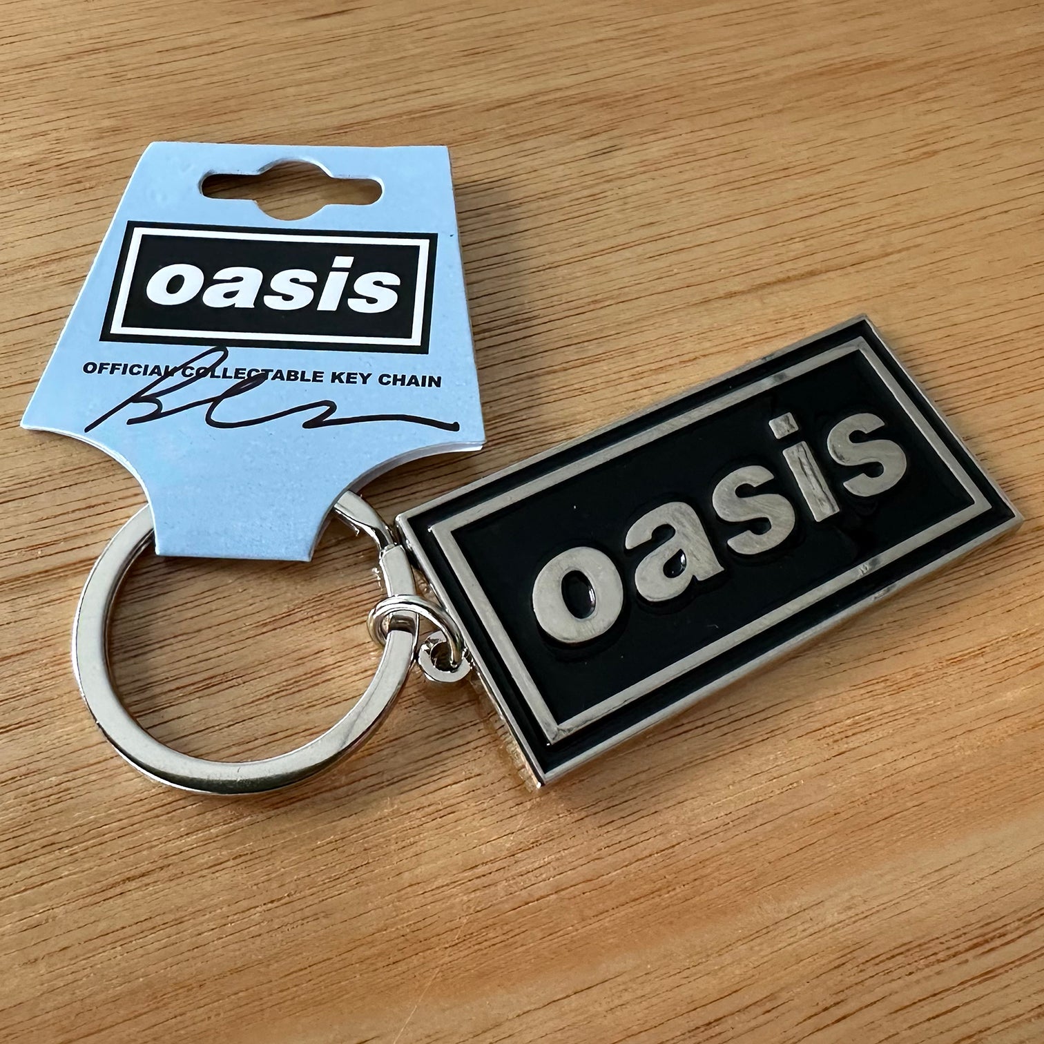 Oasis Classic Logo Keyring - New Item