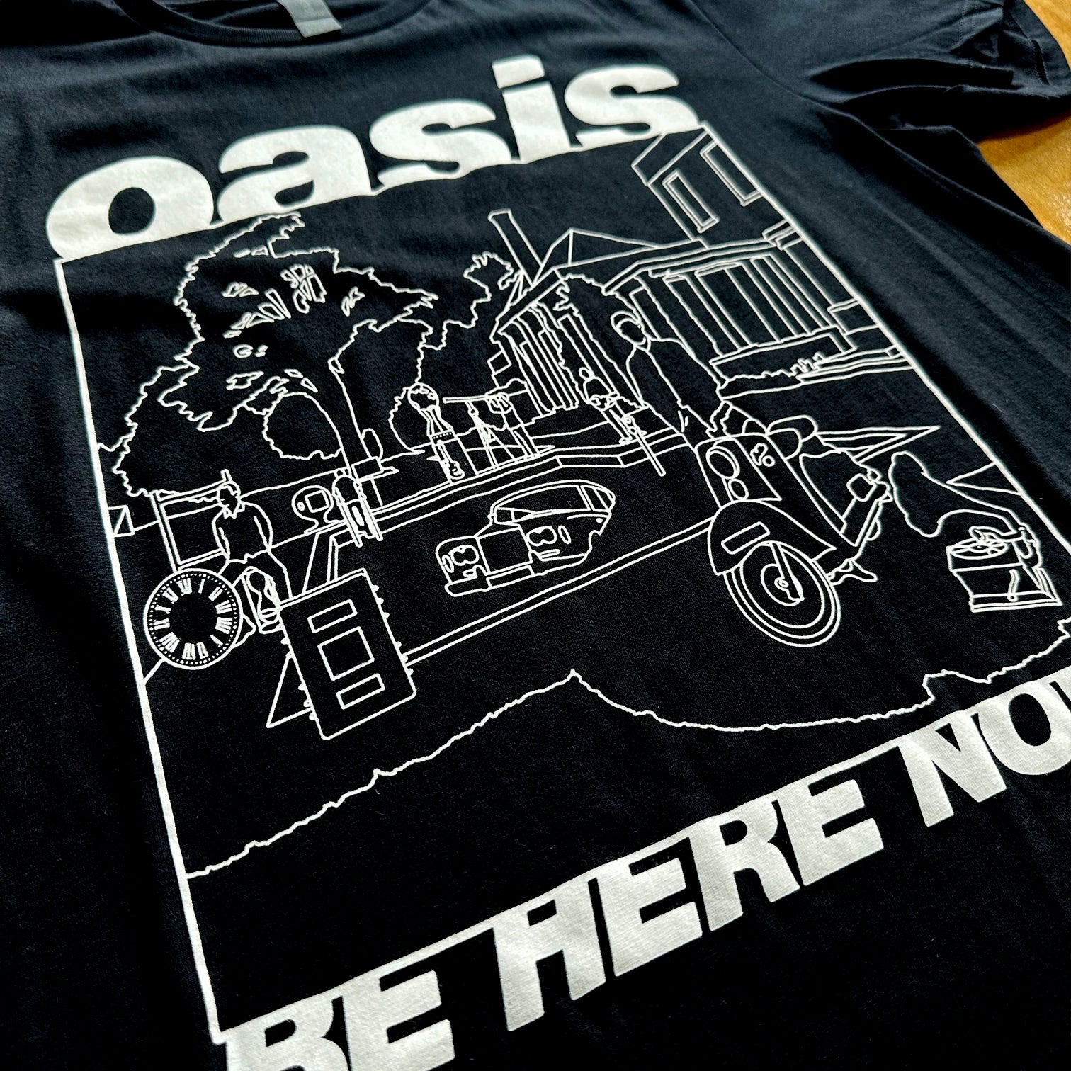 Oasis - Be Here Now Black T Shirt - New Item