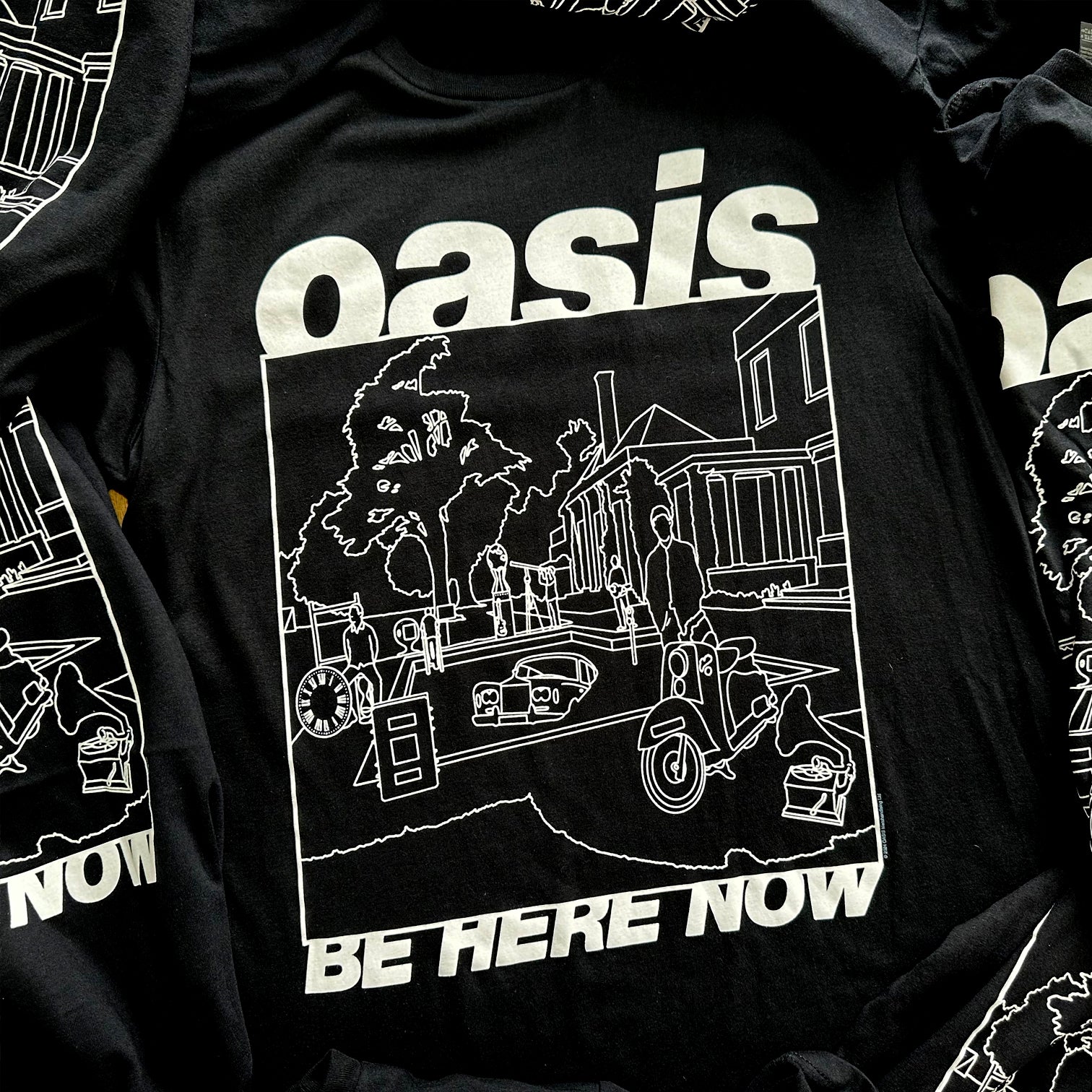 Oasis - Be Here Now Black T Shirt - New Item