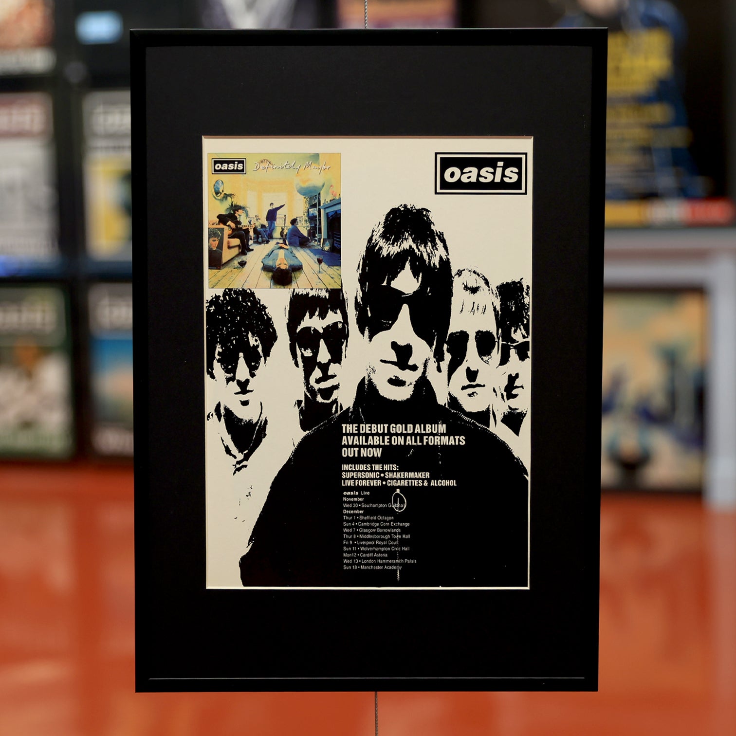 Oasis - Definitely Maybe Original 1994 Press Ad - New Item