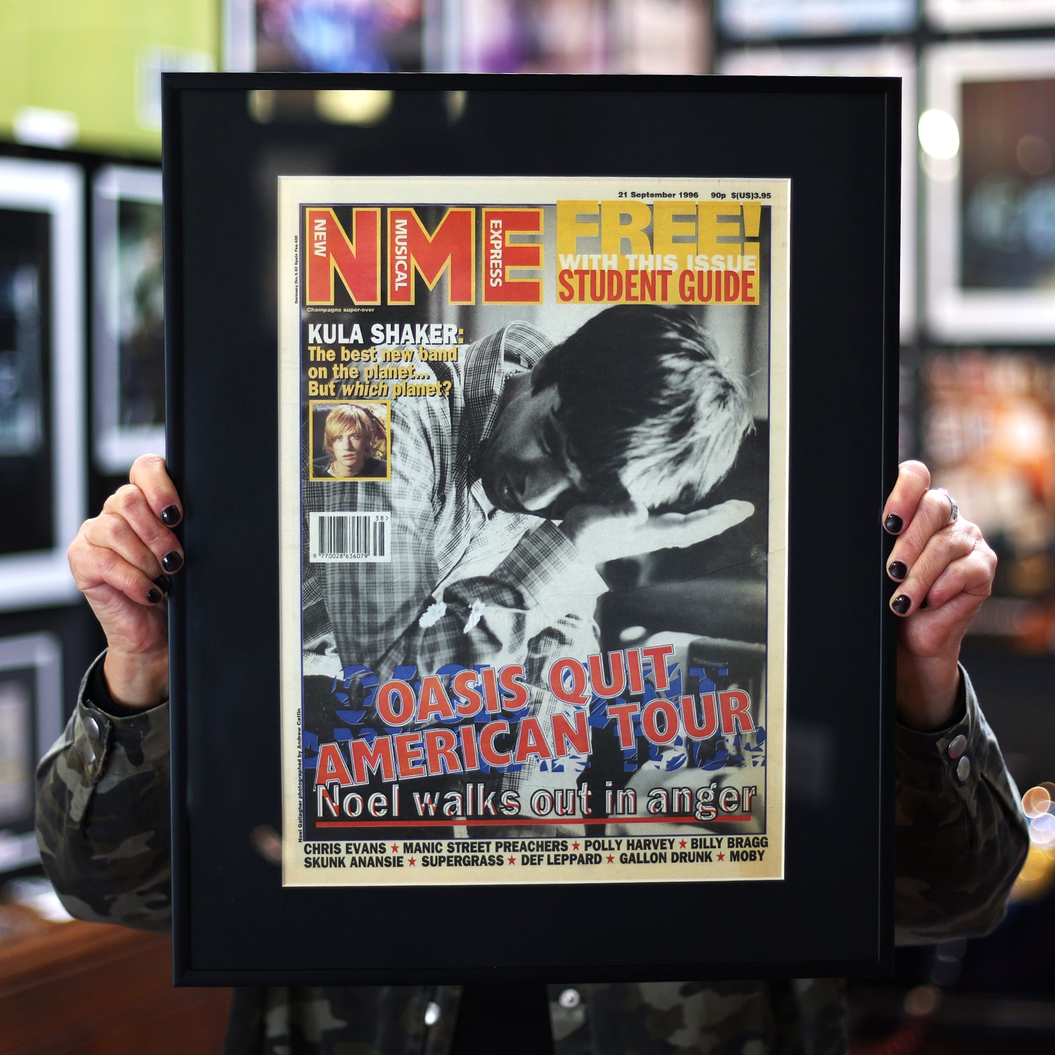 NME 'Oasis Quit American Tour' Original Cover