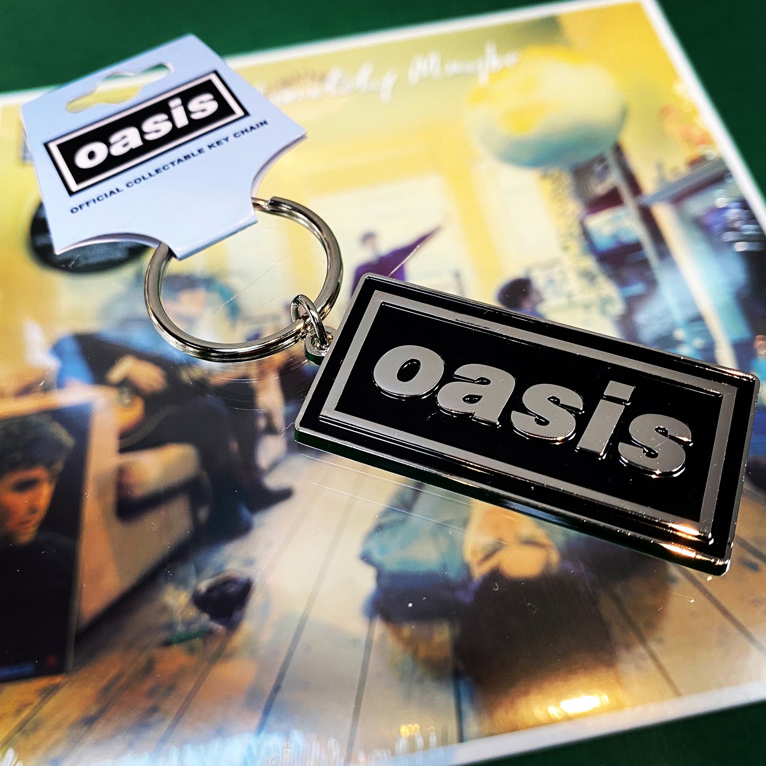 Oasis Classic Logo Keyring - New Item